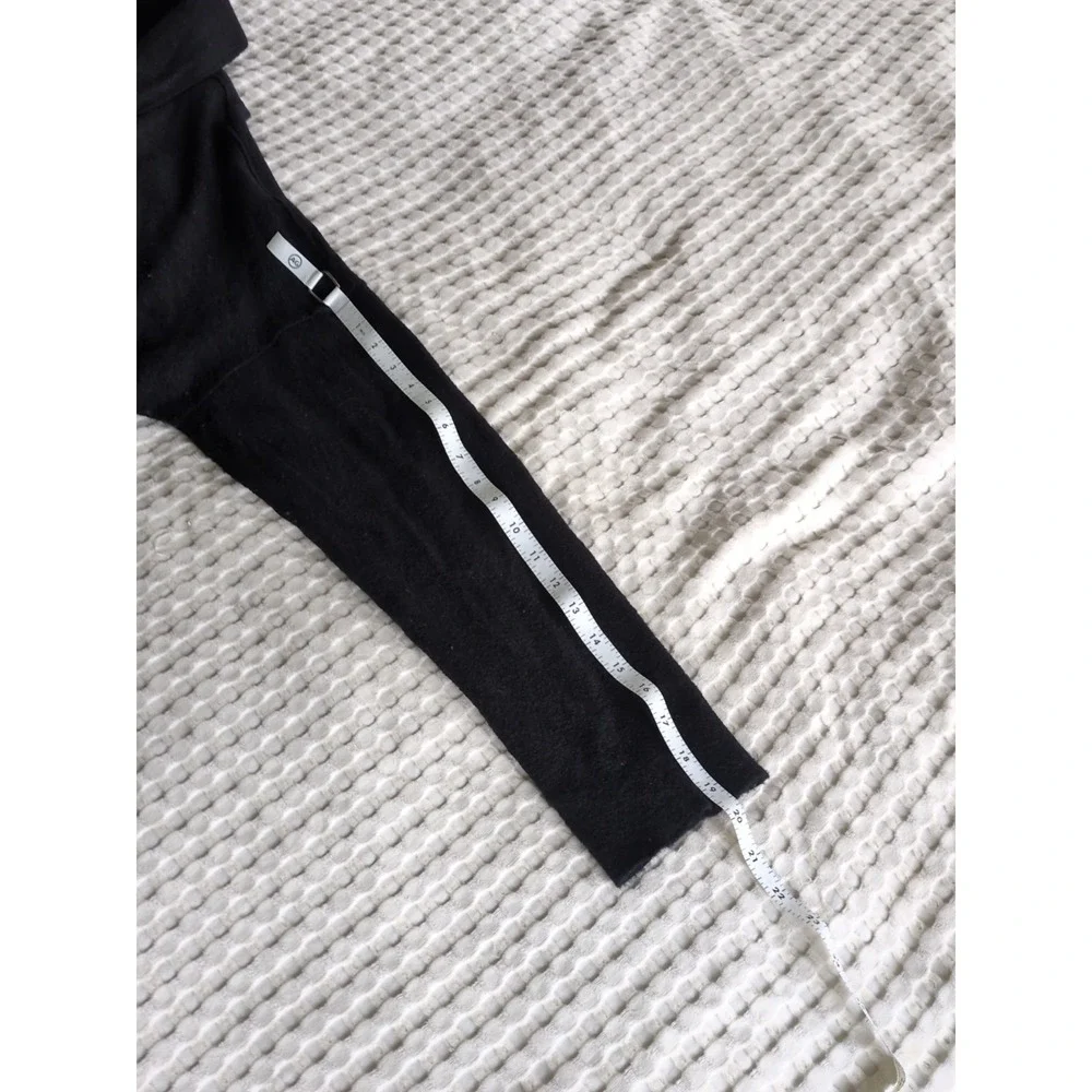 Eileen Fisher Boiled Wool‎ Jacket Cardigan Open Front Size XL Black
